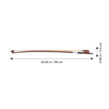 4St 1/4 Violine Bois Strijkstok Met Paardenhaar, Vervanging Accessoire