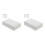 2St Draagbare ABS Plastic Opbergbox Lichtgrijs Voor Waardevolle Items 3