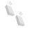 2St Draagbare ABS Plastic Opbergbox Lichtgrijs Voor Waardevolle Items 5