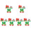 18St Kerst Haarlinten Elastische Strik Haaraccessoires Kleurmix 4