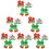 18St Kerst Haarlinten Elastische Strik Haaraccessoires Kleurmix 8