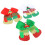 18St Kerst Haarlinten Elastische Strik Haaraccessoires Kleurmix 10