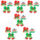 18St Kerst Haarlinten Elastische Strik Haaraccessoires Kleurmix 9