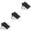 6St Compacte Toggle Clamp Met Elastomeer Rubberen Absorptie Zwart 4