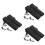 6St Compacte Toggle Clamp Met Elastomeer Rubberen Absorptie Zwart 5