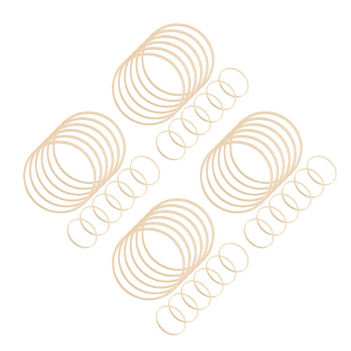 48St Khaki Bamboe DIY Ringen Voor Hoepels 1