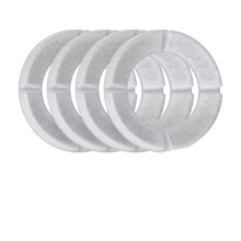 4PCS Replacement Filters for 8L/2.1Gal, 10L/2.6Gal and 12L/3.17Gal, 14L/3.7 Gal Round Dog Water Bowl