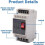 Automatic Water Level Sensor Water Level Regulator Level Controller Level Sensor AC220V DIN Rail Mounting (DF-96DS) 4