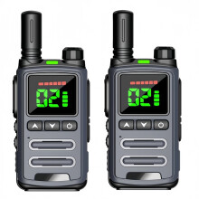 2 Pack Walkie Talkie LED Flashlight 16 Channels Long Range Two Way Radio Type-C Rechargeable for Camping Outdoor