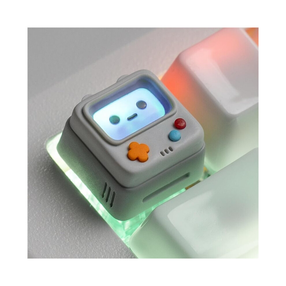Artisan Keycaps Cute Retro Game Console-Shaped 1U Keycap, Shine-Through Resin Handmade For Esc Mechanical Keyboard 4713706930231