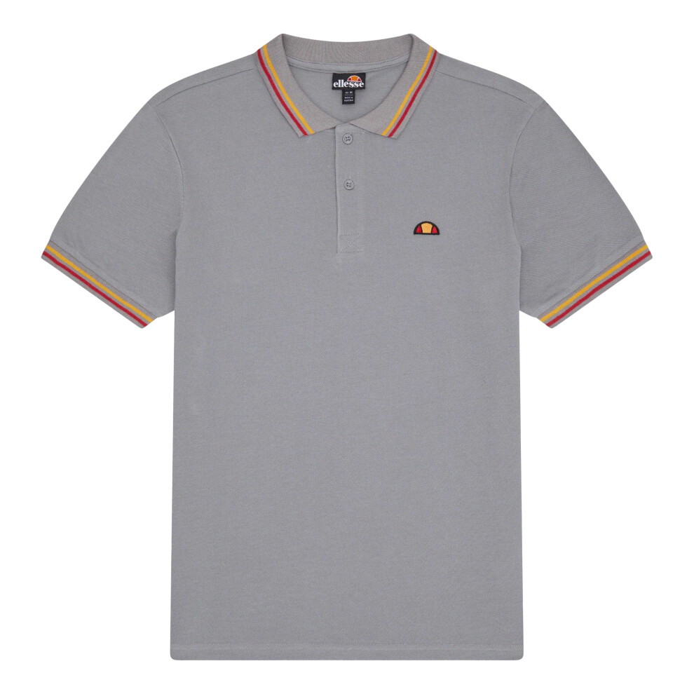 Ellesse (S, ) Mens Rooks Polo Shirt Grey