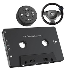 -Adapter für Autoradios mit Fernbedienung, Unterstützt Smartphones, Tablets, MP3-Player und TF-Karten