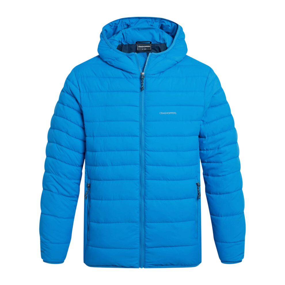 Craghoppers (Xl, Sky Azure) Mens Compresslite Ix Hooded Padded Jacket Multicoloured