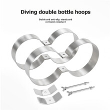 Diving Double Cylinder Bottles Retainer Diving Tanks Band Carry Rings Double Twin Cylinder Tanks Mounting Band