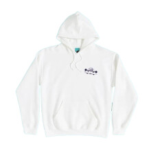 (L, White) Rick And Morty Unisex Adult Portal Gun Hoodie