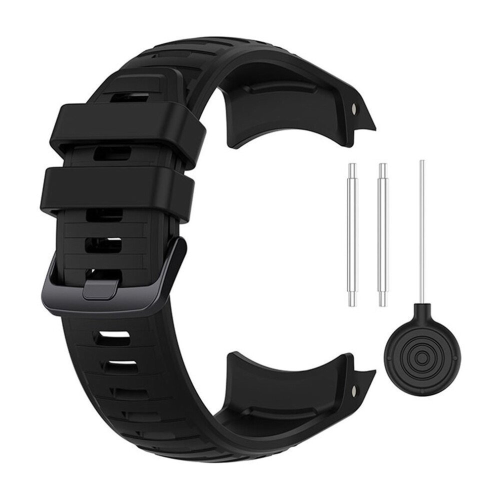 (Black) Silicone Watch Band Replacement Strap For Garmin Instinct 2X Watch Accessory Black 688249462935