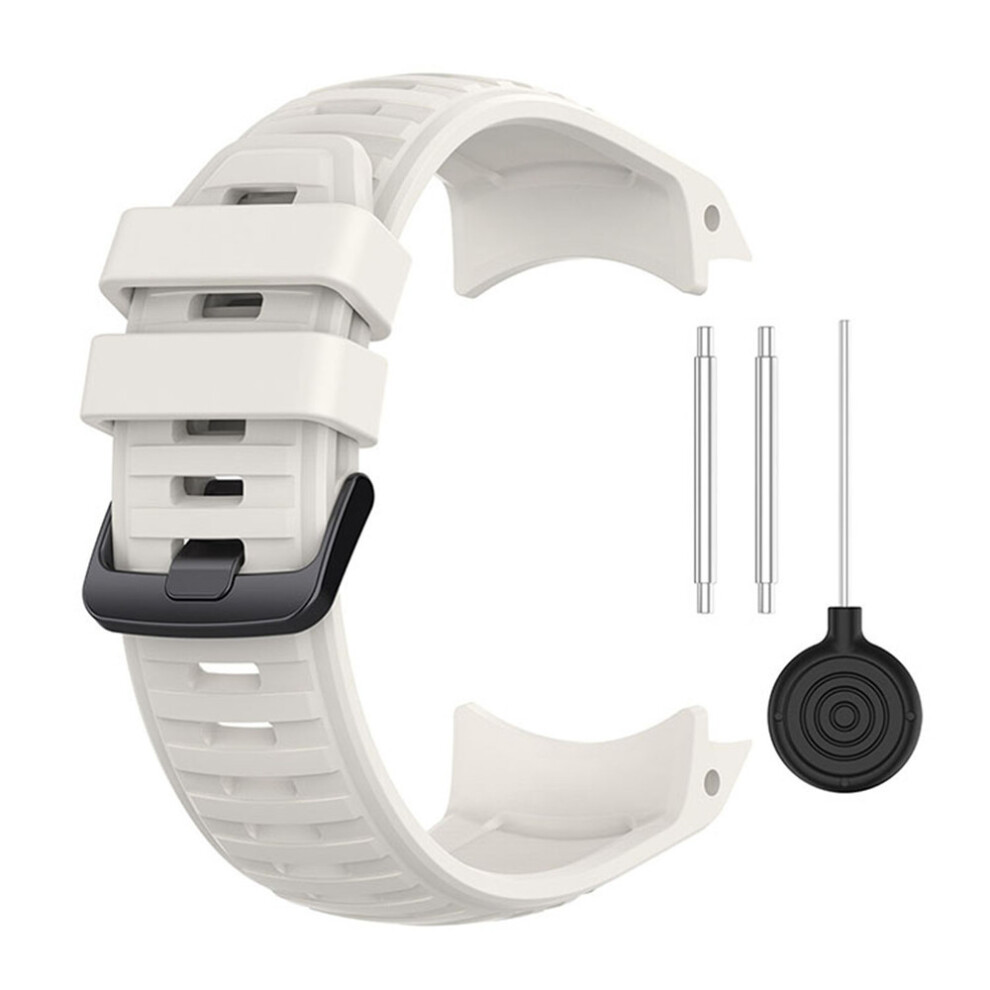 (White) Silicone Watch Band Replacement Strap For Garmin Instinct 2X Watch Accessory White 688249462980
