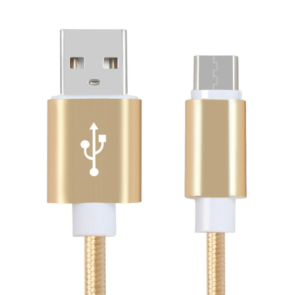 (, 3Ft) Nylon Braided Strong Rope Usbc Typec 31 Data Sync Charger Cord Charging Cable Gold 693883868982
