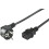 MicroConnect Power Cord Schuko Angled - C19 1m 1
