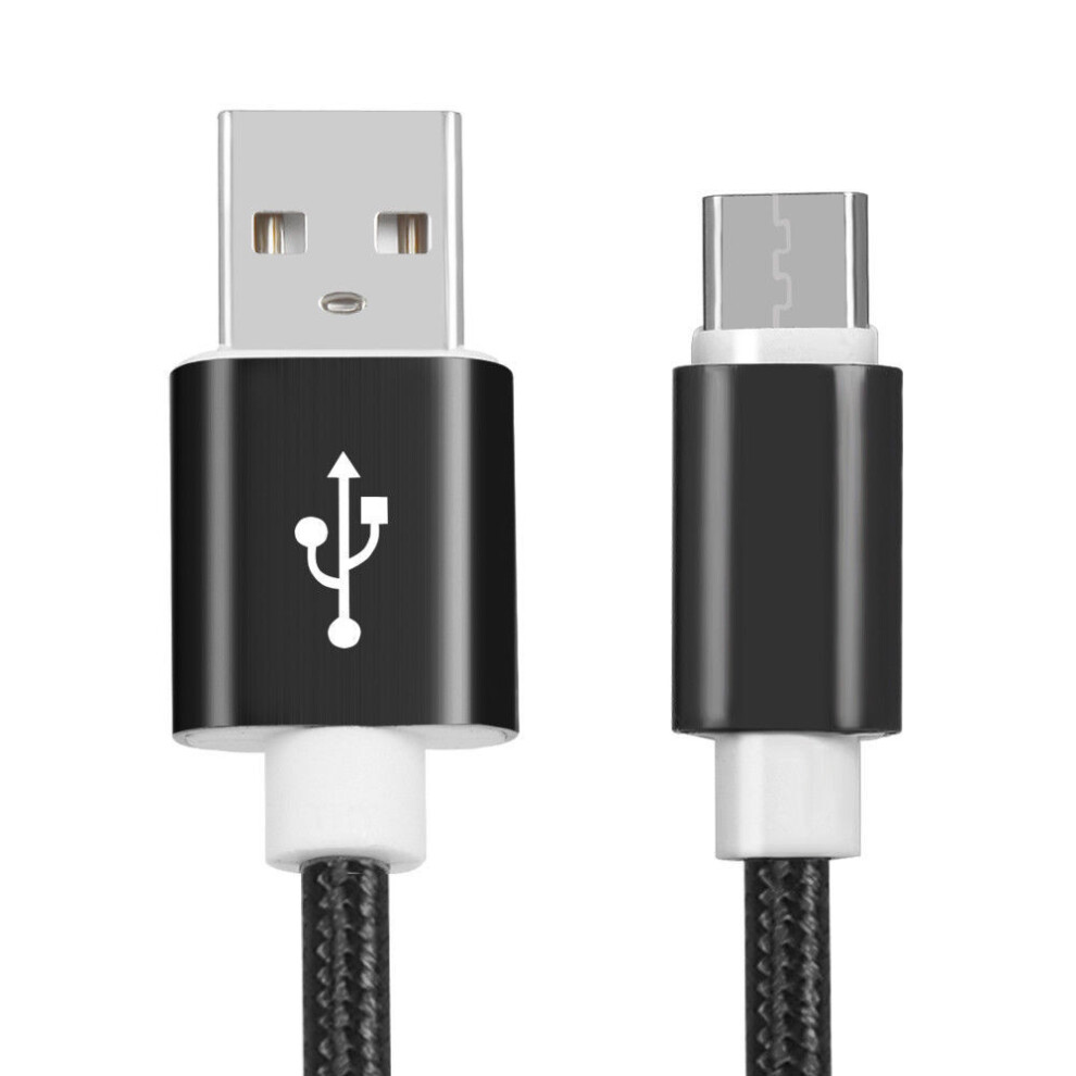 (, 6Ft) Nylon Braided Strong Rope Usbc Typec 31 Data Sync Charger Cord Charging Cable Black 694376556515