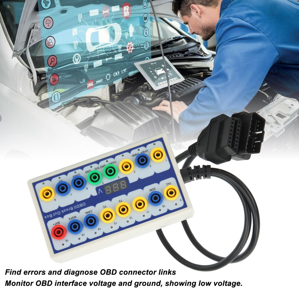 Universal Obd2 Breakout Box Signal Tester 7293282803800