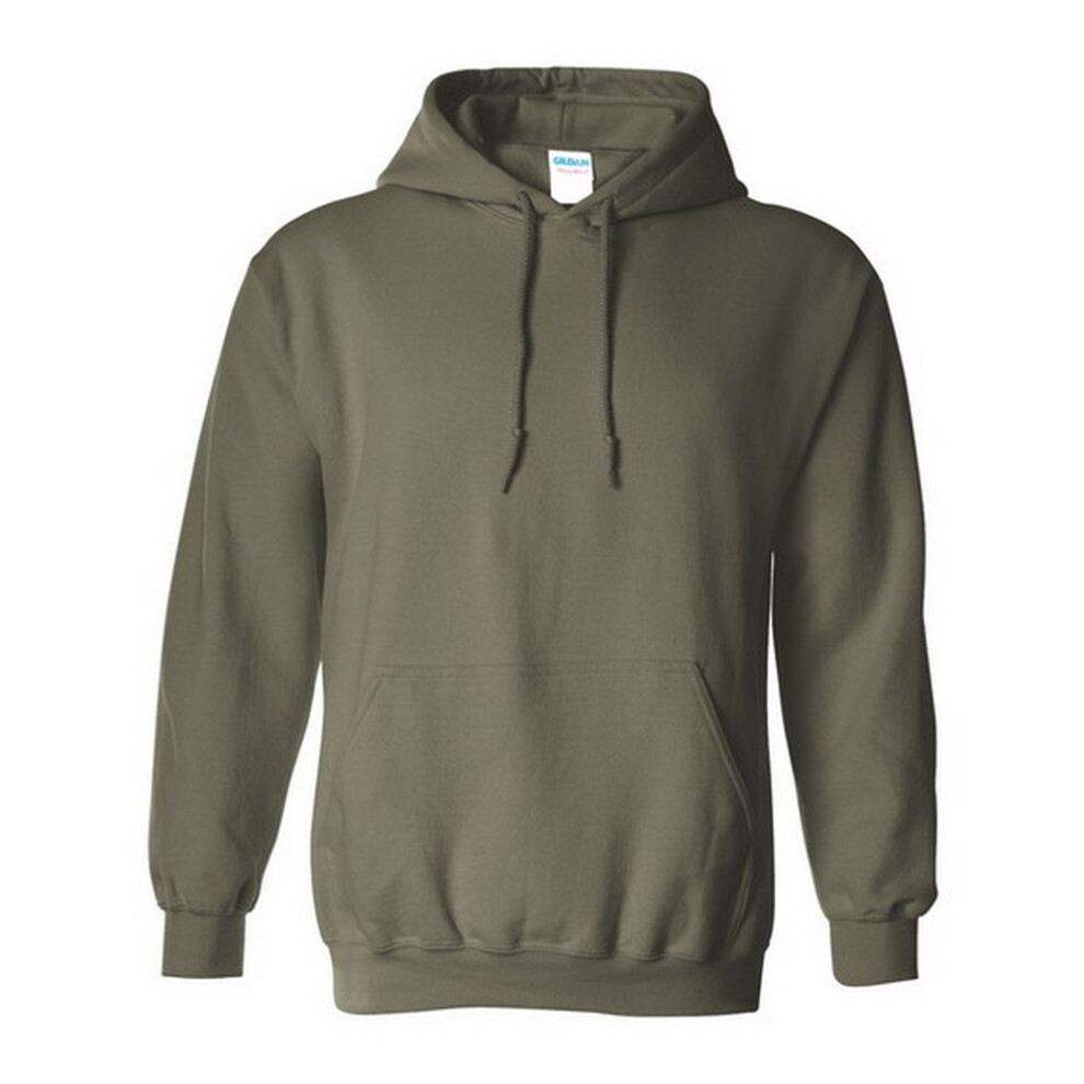 Gildan (3Xl, Military ) Heavy Blend Adult Unisex Hooded Sweatshirt / Hoodie Green