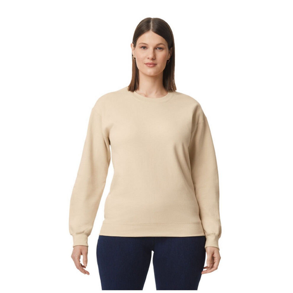 Gildan (3Xl, Sand) Unisex Adult Softstyle Midweight Sweatshirt Multicoloured