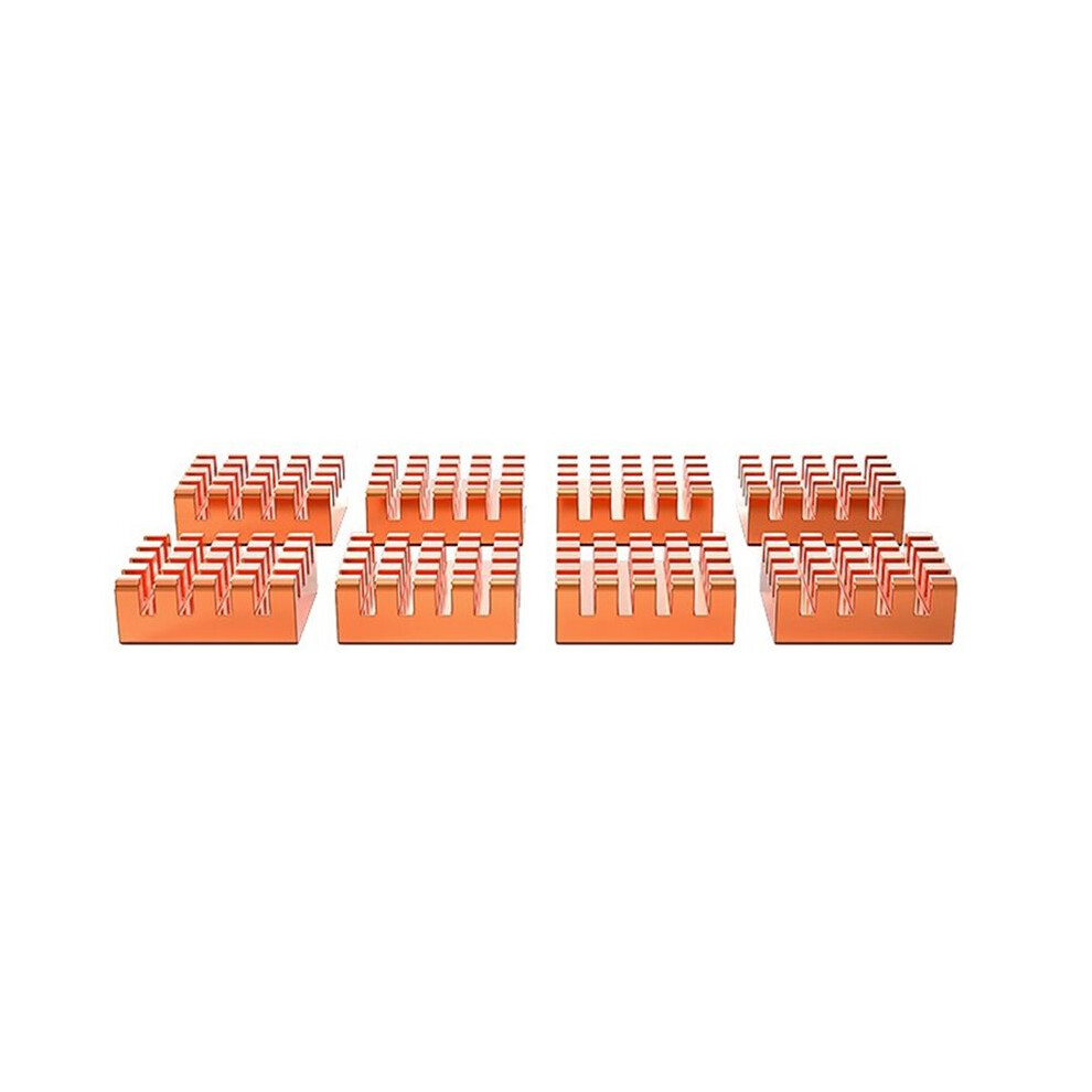 12-Pcs Vram Copper Heatsink 13X12x5mm Thermal Conductive Copper Sheet For Cooling Cooler Gpu Chips Vram Vga Ram Gpu 6031940177280
