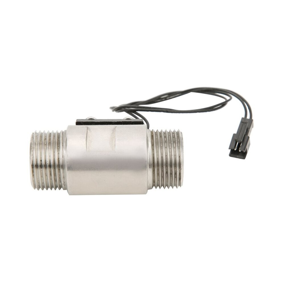 Fs-04 Water Current Sensor 304 Stainless Steel Double Male Thread High Accuracy G3/4In Piston Type Water 6031396599025