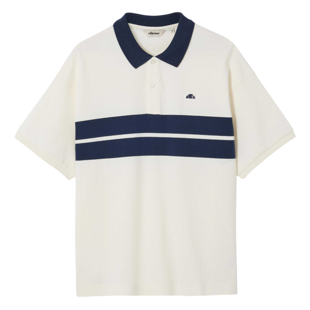 Ellesse (Xxl, Off ) Mens Sbarri Polo Shirt White