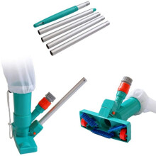(ENCHUFE ESTADOUNIDENSE) Cabezal de aspiradora para piscinas con kit de limpieza de bolsa y cepillo