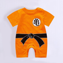 (Gui,66cm/25.98in)Body bébé Dragon Ball Son Goku combinaison manches courtes imprimé cadeau pyjama