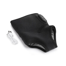 Bande de Compression Chauffante Sans Fil pour Cheville, 3 Niveaux de Chauffage et Thérapie par Vibration avec Contrôle Via Application Intelligente,