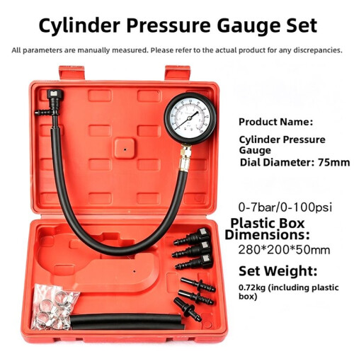 Professional Gas Pressure Gauge Kit Essential Tool for Quick Cylinder Pressure Testing