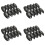 40 Pairs Black Plastic Hairdressing Dye Coloring Ear Cover Shield Protector 1