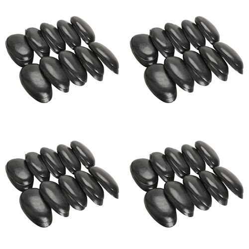 40 Pairs Black Plastic Hairdressing Dye Coloring Ear Cover Shield Protector