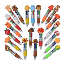 50 Pack Multicolor Cute Pens Student Gift Bulk,Retractable Fun Ballpoint Pens for Classroom Prize School Gift Exchange