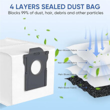 24PCS Dust Bag for X40 Ultra/X30 Ultra/L40 Ultra/L10s Pro Ultra/L10s Ultra Gen2 Vacuum Cleaner Spare Parts