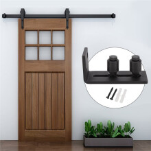 Adjustable Floor Carbon Steel Adjustable Sliding Floor for Barn Door Hardware Accessory Carbon Steel Floor