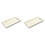 2X Marble Pattern Resin Tray Non Slip Rectangular Plate Countertop Bathroom Soap Shampoo Storage Tray Home Decor,White 1