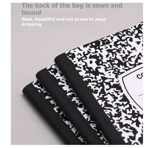 Composition Notebooks, Wide Ruled Paper,190x247mm, Assorted Marble Covers, 6 Per Pack, Different Colors 1