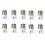 10PCS E27 to B22 Lamp Socket Converter LED Light Socket Bulb Base Lamp Holder Converter Spliter Extension Adapter 1