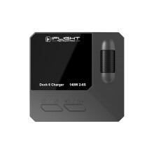 IFlight Dock 6 Battery Charger 140W 2-6S Lipo Type-C PD3.1/XT60 Automatically Identify Battery for FPV Drone