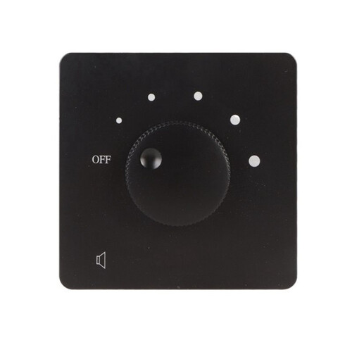 50W Fixed Impedance Volume Control Knob 5-Level Rotary Audio Controller Max 50W in-Wall Speaker Level Attenuator A