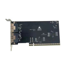Carte Adaptatrice EGPU PCIe X16 Vers 2x SFF-8654 8i X8 pour Station D'Accueil Graphique GPU, Demi-Cloison PCI-E