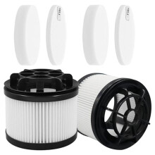 Kit de Filtres de Rechange pour Aspirateur pour LEVOIT LVAC-200, Compatible, Comprend 2 Filtres Pré-Moteur et 2 Filtres Post-Moteur