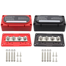 Module de Distribution Électrique Robuste Universel pour Bateaux, 48 V Max., 300 A Max., Bloc de Fusibles à Barre Omnibus Marine pour Camions,