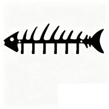 Organizador de Parede com Ganchos de Metal, Porta-Chaves em Formato de Espinha de Peixe e Suporte Decorativo para Objetos de Parede