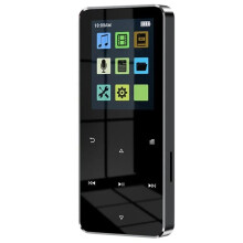 Lecteur MP3/MP4 Tactile 1,8 Pouce, 5.0, Compatible Carte Mémoire, avec Radio FM, Réveil, Podomètre, Lecteur de Livres Électroniques et