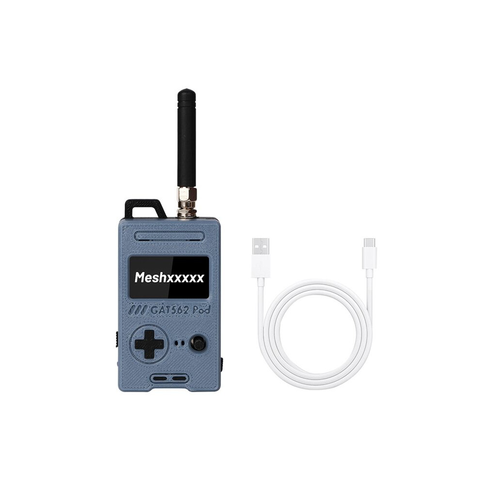Gat562 30S Pod Meshtastic Nrf52840 Lora Module Sx1262 L76k Gps 30Dbm Lora Meshcore Node With 2000Mah Battery 915Mhz 4711270900407